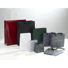 Handmade Paper Bag for Packing and Shopping with Handle (SW111)
